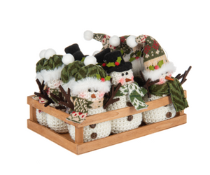 Comfy and Cozy Christmas Snowman Ornaments