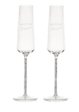 Load image into Gallery viewer, Congrats on your Engagement Toasting Glasses - Gift boxed
