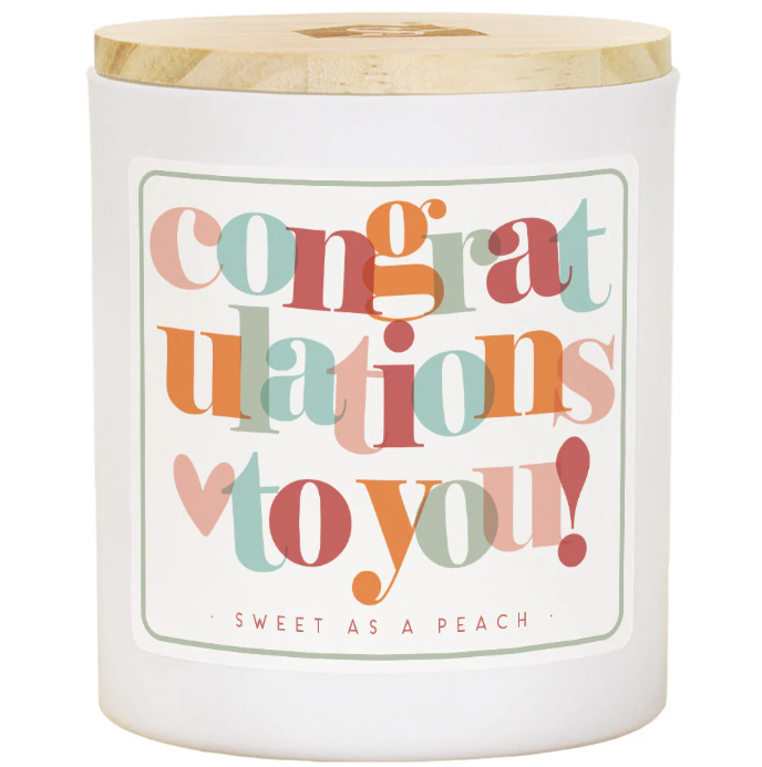 Congratulations Candle