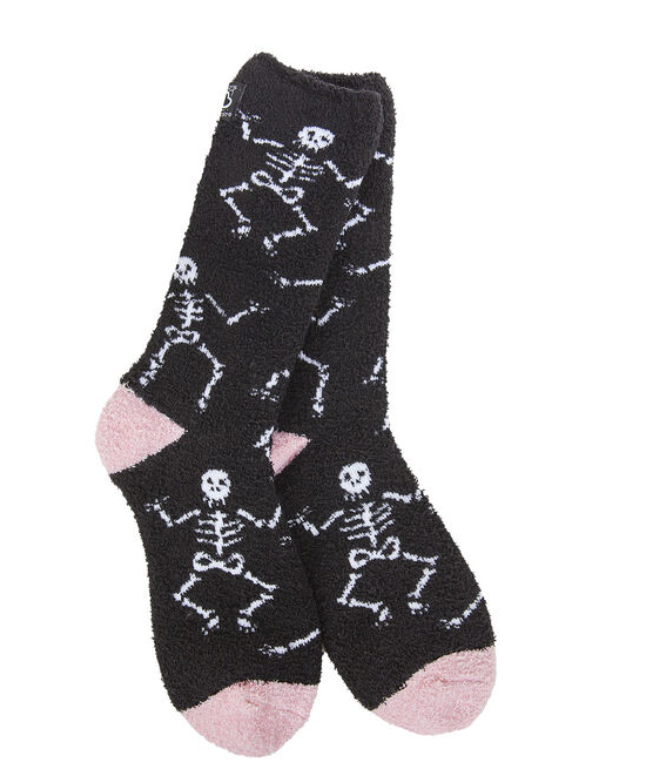 Cozy Crew Socks Skeletons
