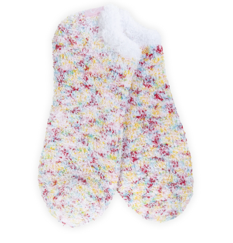 Cozy Low Ankle Socks Whimsical Confetti
