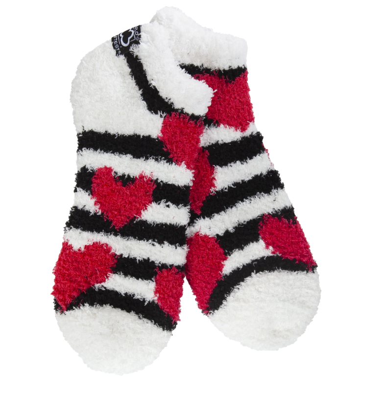 Cozy Low Socks Ankle Socks Heart Stripes