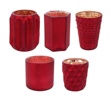 Load image into Gallery viewer, Cranberry Mercury Votive Holders
