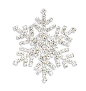 Crystal Snowflake Pin/ Brooch