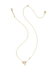 Load image into Gallery viewer, Kendra Scott Elisa Star Short Gold Necklace-Crystal Ivory
