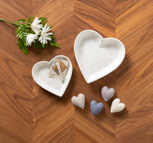 Load image into Gallery viewer, Decorative Creme Heart Trays - Large or Small

