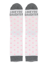 Load image into Gallery viewer, Love You Daughter Slipper Sock Gift Set
