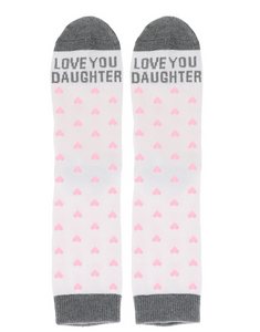 Love You Daughter Slipper Sock Gift Set