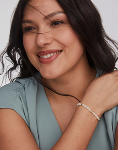 Kendra Scott Deliah Delicate Chain Bracelet Gold Ivory Mother of Pearl