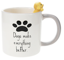 Load image into Gallery viewer, Dog&#39;s Make Everything Better 17oz Mug
