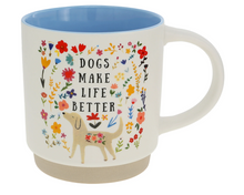Load image into Gallery viewer, Dogs Make Life Better Mug
