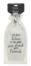 Load image into Gallery viewer, Drinks with Friends Wine Gift Bag
