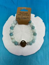 Load image into Gallery viewer, Natural Stone Bracelet with Beach Sand from Long Branch, NJ
