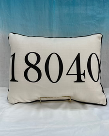 Easton, PA 18040 Zip Code Pillow
