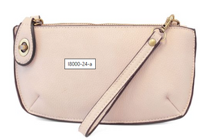 Eggshell Pink Mini Crossbody/Wristlet/Clutch