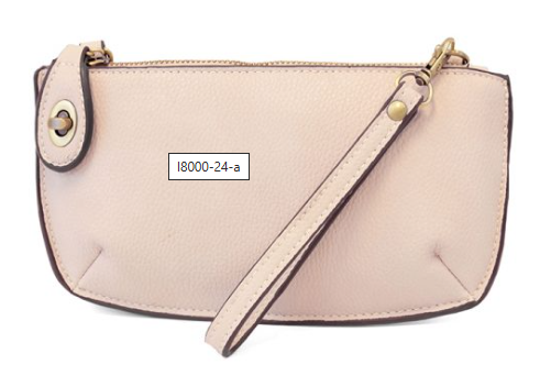 Eggshell Pink Mini Crossbody/Wristlet/Clutch