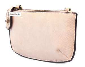 Eggshell Pink Mini Crossbody/Wristlet/Clutch