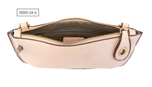 Eggshell Pink Mini Crossbody/Wristlet/Clutch