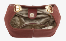 Load image into Gallery viewer, Elana Vegan Suede Crossbody/ Handbag in Wine
