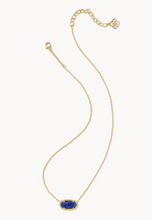 Load image into Gallery viewer, Kendra Scott Elisa Necklace Gold Indigo Opal
