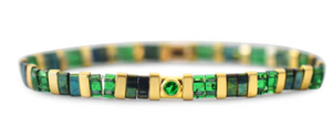 Emerald Tila Bracelet