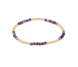 Enewton Blissful Pattern 2.5mm Bead Bracelet - Amethyst