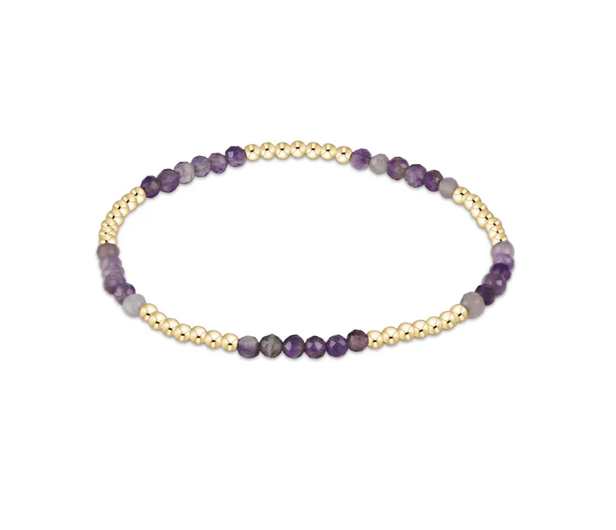 Enewton Blissful Pattern 2.5mm Bead Bracelet - Amethyst
