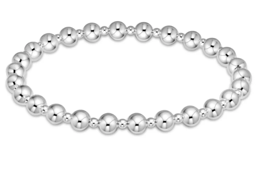 Enewton Classic Grateful Pattern 4mm Bead Bracelet - Sterling Silver