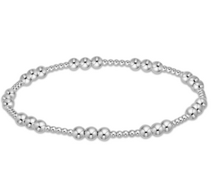 Enewton Classic Joy Pattern 4mm Bead Bracelet - Sterling Silver