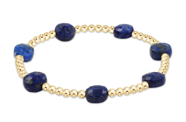 Enewton Extends Admire Gold 3mm Bead Bracelet Lapis