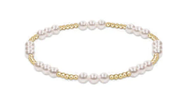 Enewton Extends Classic Joy Pattern 4mm Bead Bracelet Pearl