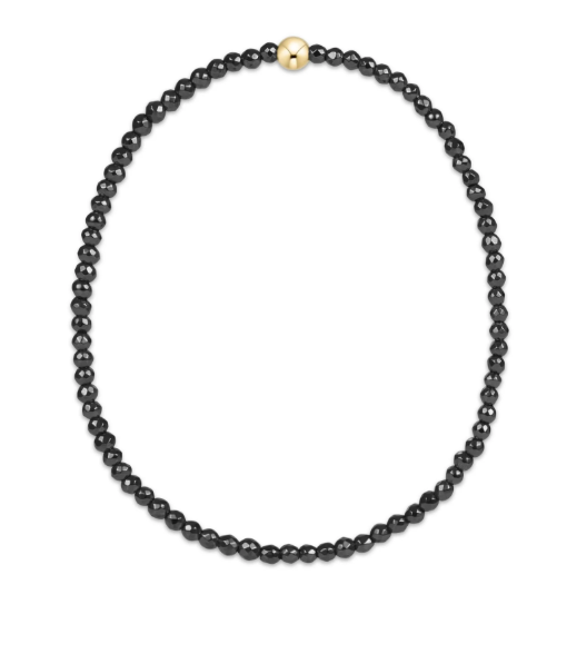 Enewton Extends Faceted Hematite 2mm Bead Bracelet