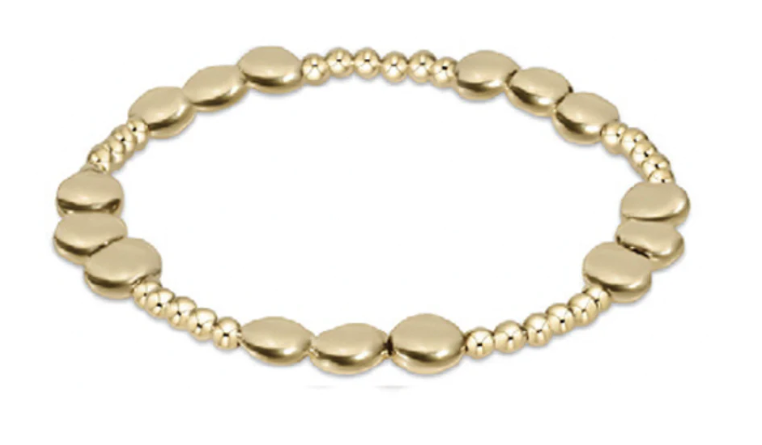 Honesty Joy 6mm Gold Bead Bracelet