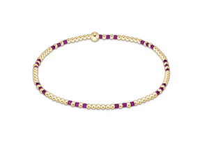 Enewton Hope Joy Pattern 2mm Bead Bracelet Fuchsia