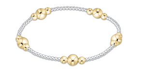 Enewton Purpose Gold 6mm Bead Bracelet- Mixed Metal