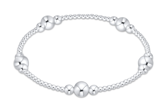 Enewton Purpose Sterling Silver 6mm Bead Bracelet