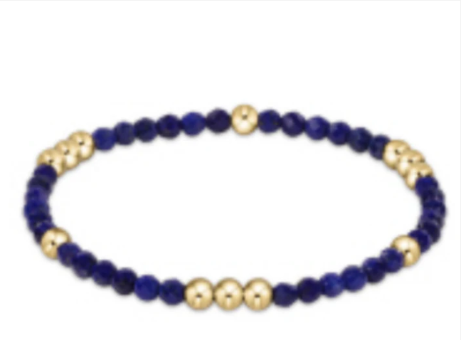 Enewton Worthy Pattern 3mm Bead Bracelet Lapis