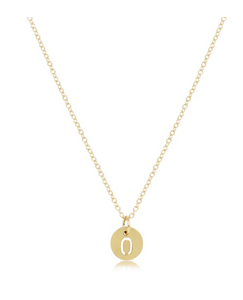 Enewton Initial 16" Necklaces Respect Small Gold Discs