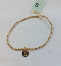 Load image into Gallery viewer, Enewton Initial 2mm Beaded Bracelets Respect Small Gold Disc
