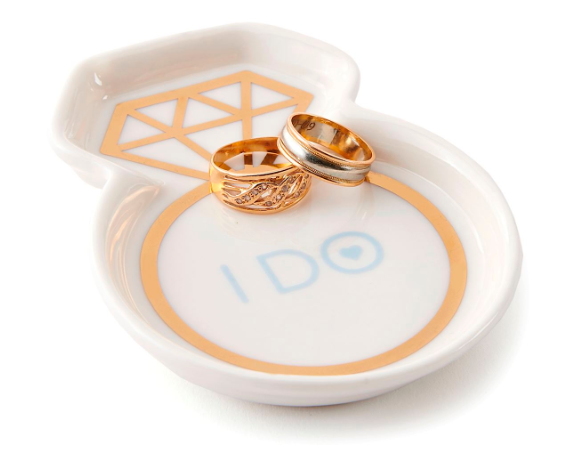 I Do Ceramic Ring Dish