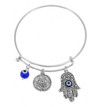 Load image into Gallery viewer, Evil Eye Bangle Bracelets
