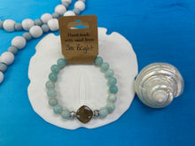 Load image into Gallery viewer, Natural Stone Bracelet with Beach Sand from Sea Bright, NJ
