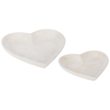 Load image into Gallery viewer, Decorative Creme Heart Trays - Large or Small
