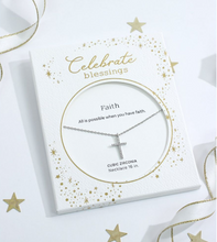 Load image into Gallery viewer, Faith Cross Necklace by Celebrate Blessings
