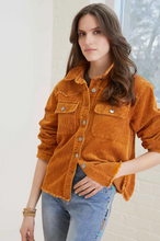 Load image into Gallery viewer, Brienne Corduroy Shacket/ Jacket
