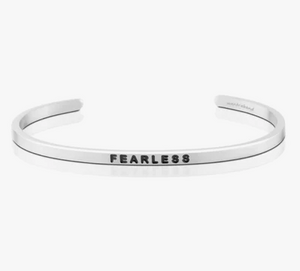 Fearless Mantraband Bracelet in Silver or Gold