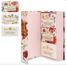 Load image into Gallery viewer, Flower Dance Trio Natural Shea Butter Soap Bars
