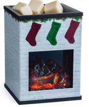 Load image into Gallery viewer, Illumination Fragrance Warmer- Holiday Fireplace
