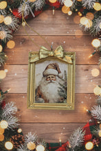 Load image into Gallery viewer, Framed Santa Portrait Ornaments Assorted
