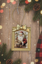 Load image into Gallery viewer, Framed Santa Portrait Ornaments Assorted
